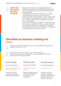 Sapc Checklist.pdf SAP BPC, SAP Analytics Cloud & SAP Datasphere in Comparison - PIKON SAP ...
