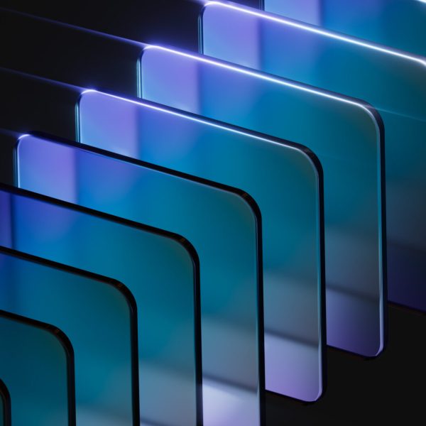Modular abstract data platform architecture business solution concept 3d rendering background. Digital infrastructure and technology foundation.